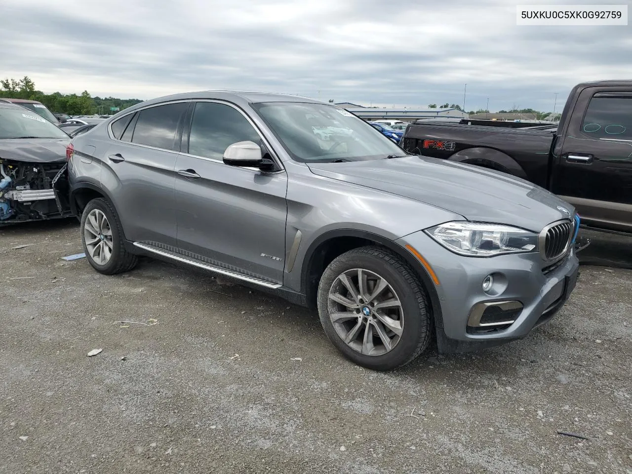 5UXKU0C5XK0G92759 2019 BMW X6 Sdrive35I