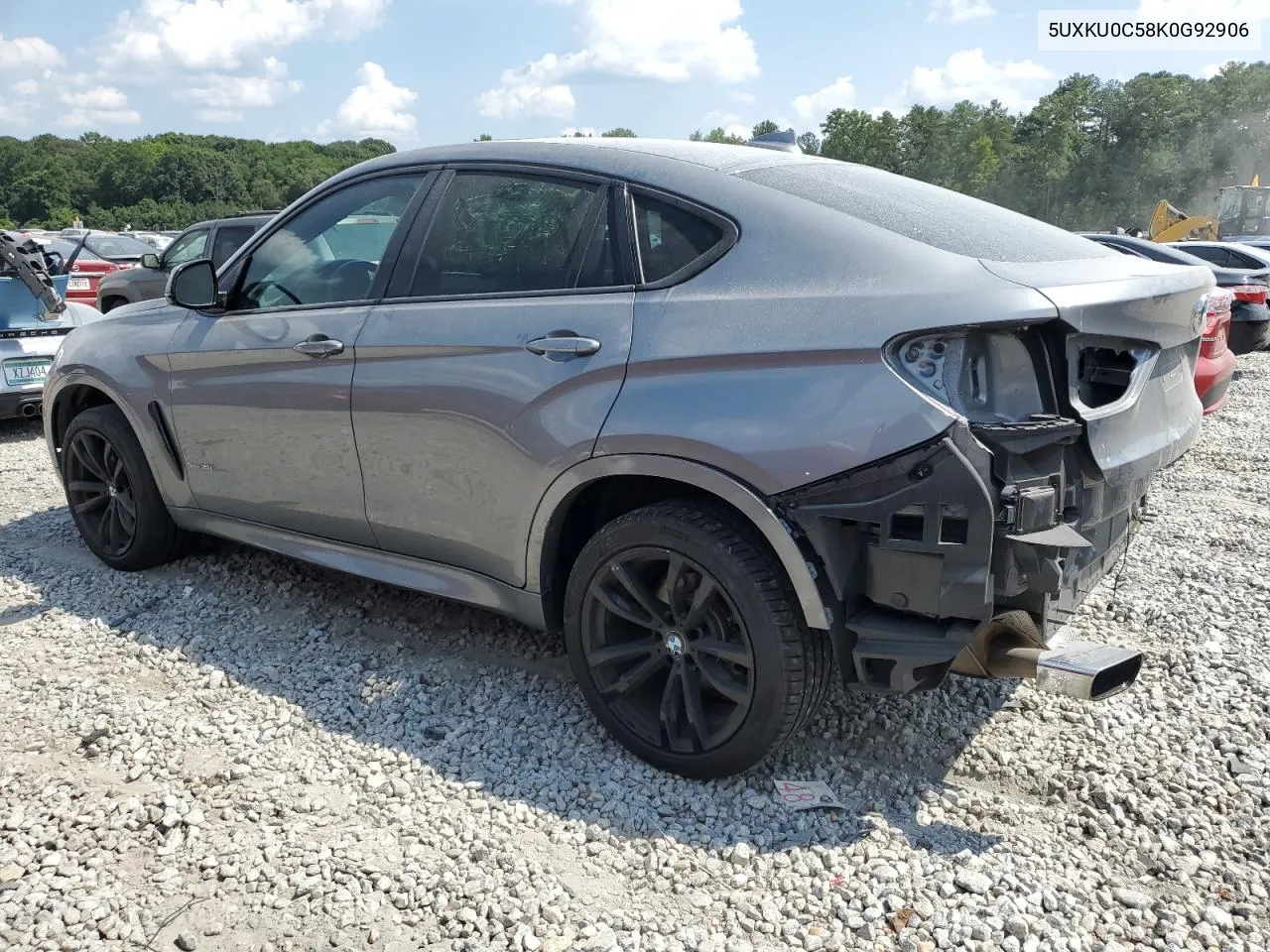 2019 BMW X6 Sdrive35I VIN: 5UXKU0C58K0G92906 Lot: 67123564