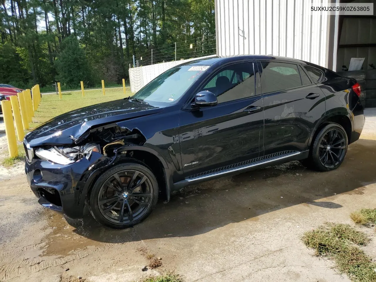 2019 BMW X6 xDrive35I VIN: 5UXKU2C59K0Z63805 Lot: 68000054