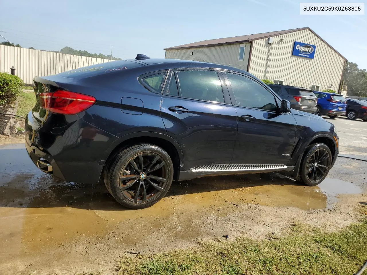 2019 BMW X6 xDrive35I VIN: 5UXKU2C59K0Z63805 Lot: 68000054