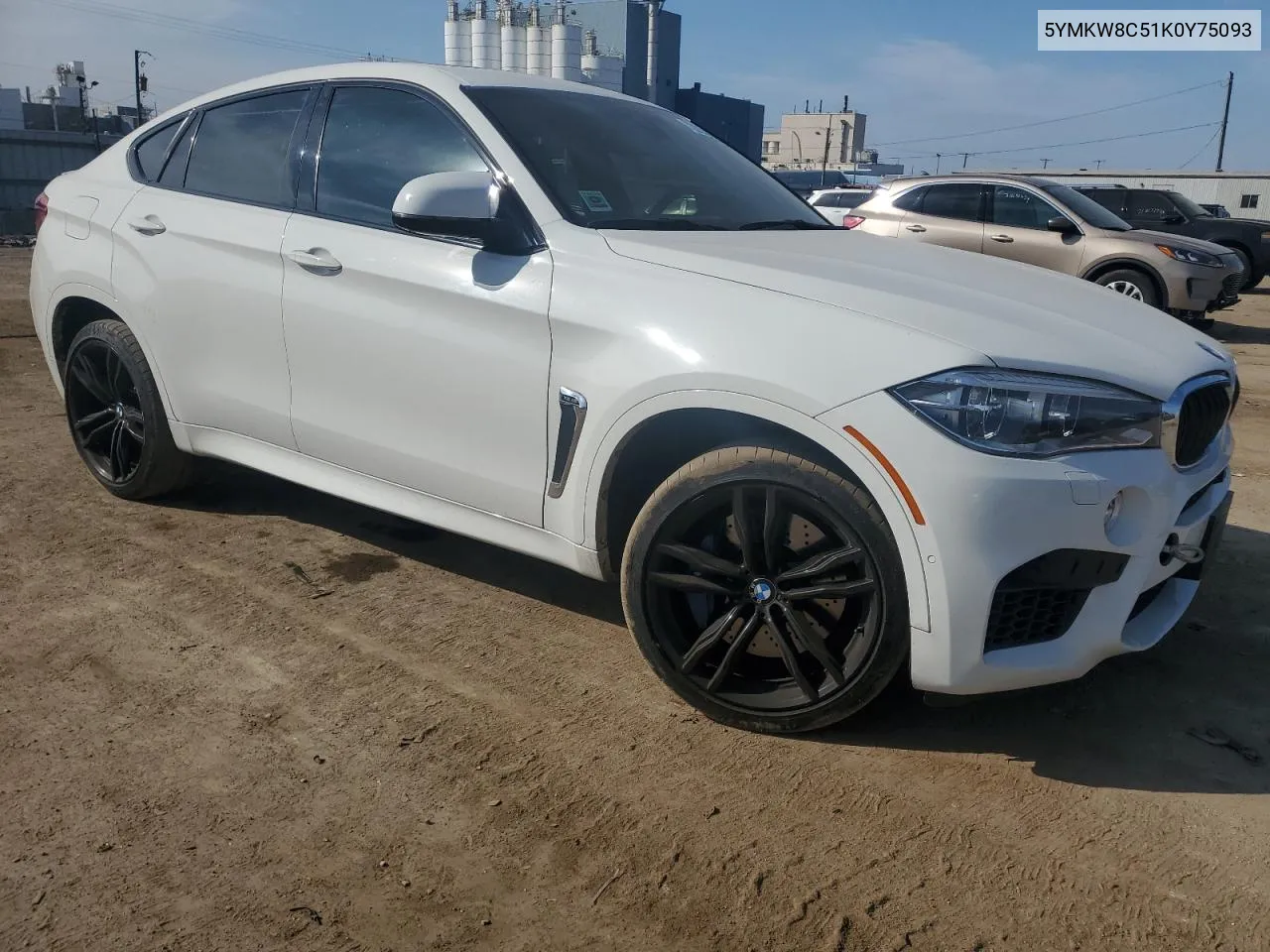 2019 BMW X6 M VIN: 5YMKW8C51K0Y75093 Lot: 72228564