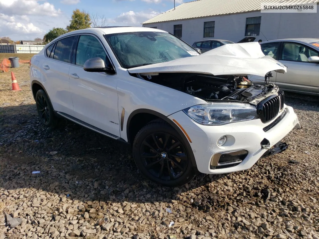 2019 BMW X6 xDrive35I VIN: 5UXKU2C54K0Z65848 Lot: 78101644