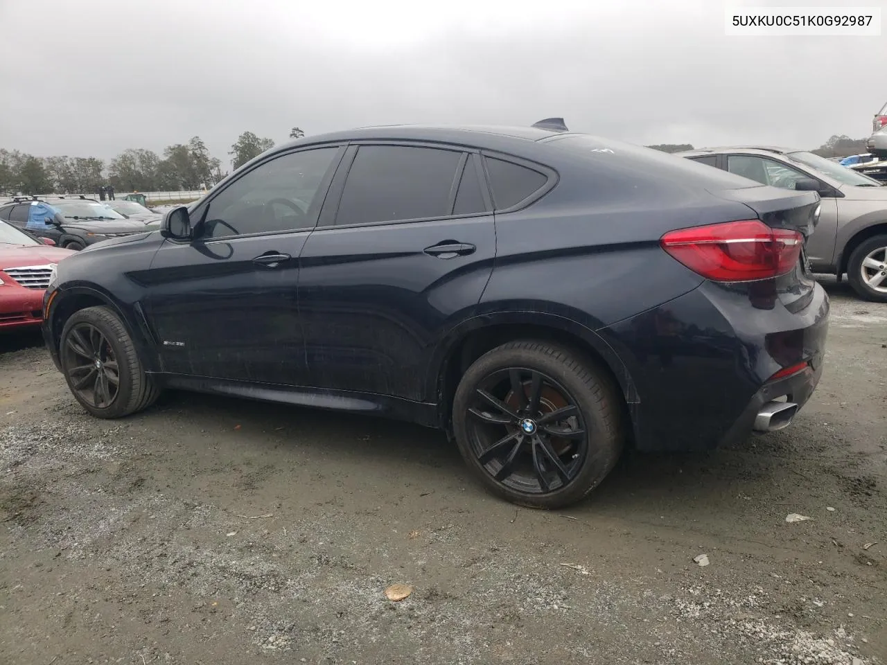 2019 BMW X6 Sdrive35I VIN: 5UXKU0C51K0G92987 Lot: 79881064