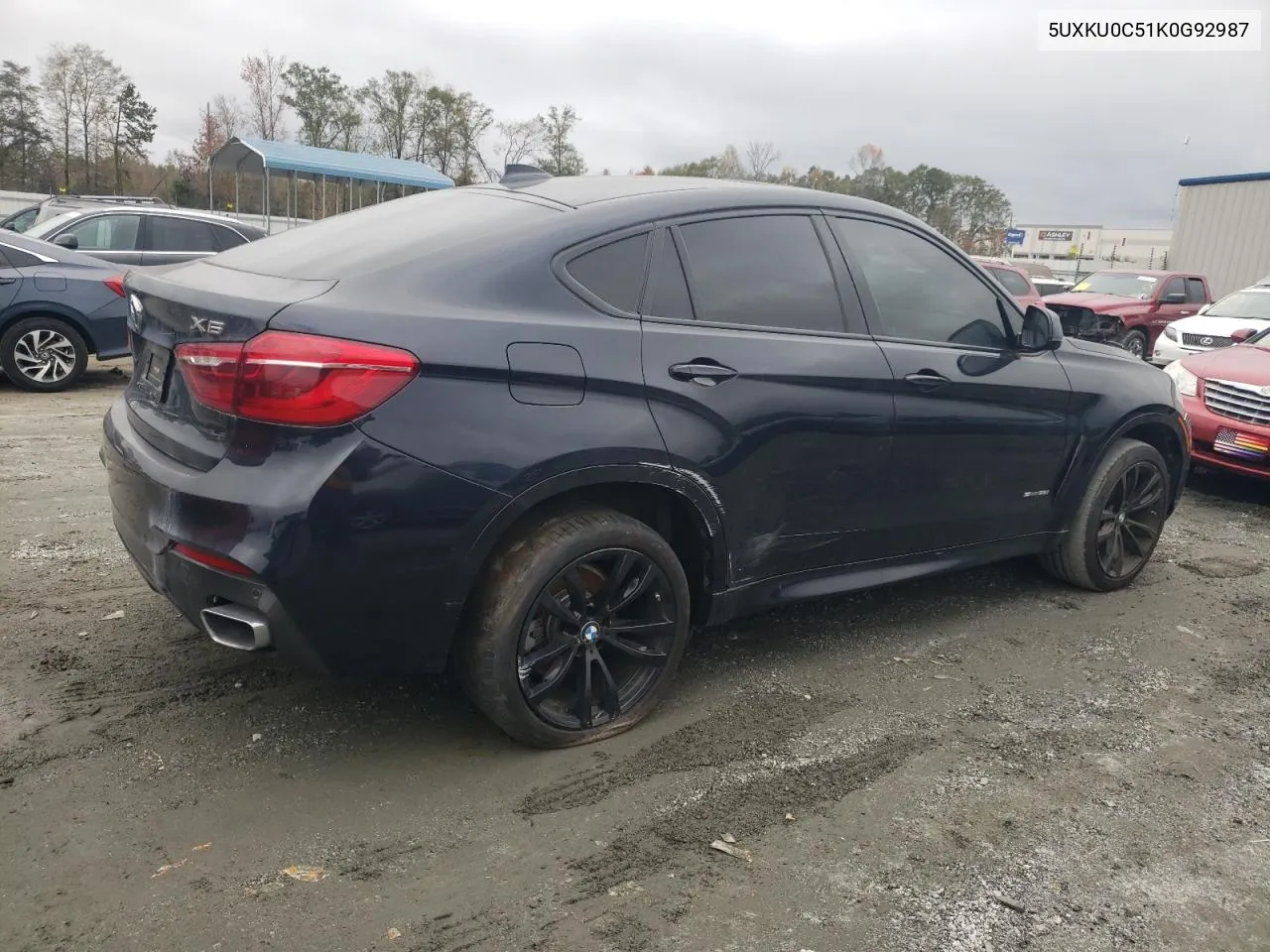 2019 BMW X6 Sdrive35I VIN: 5UXKU0C51K0G92987 Lot: 79881064