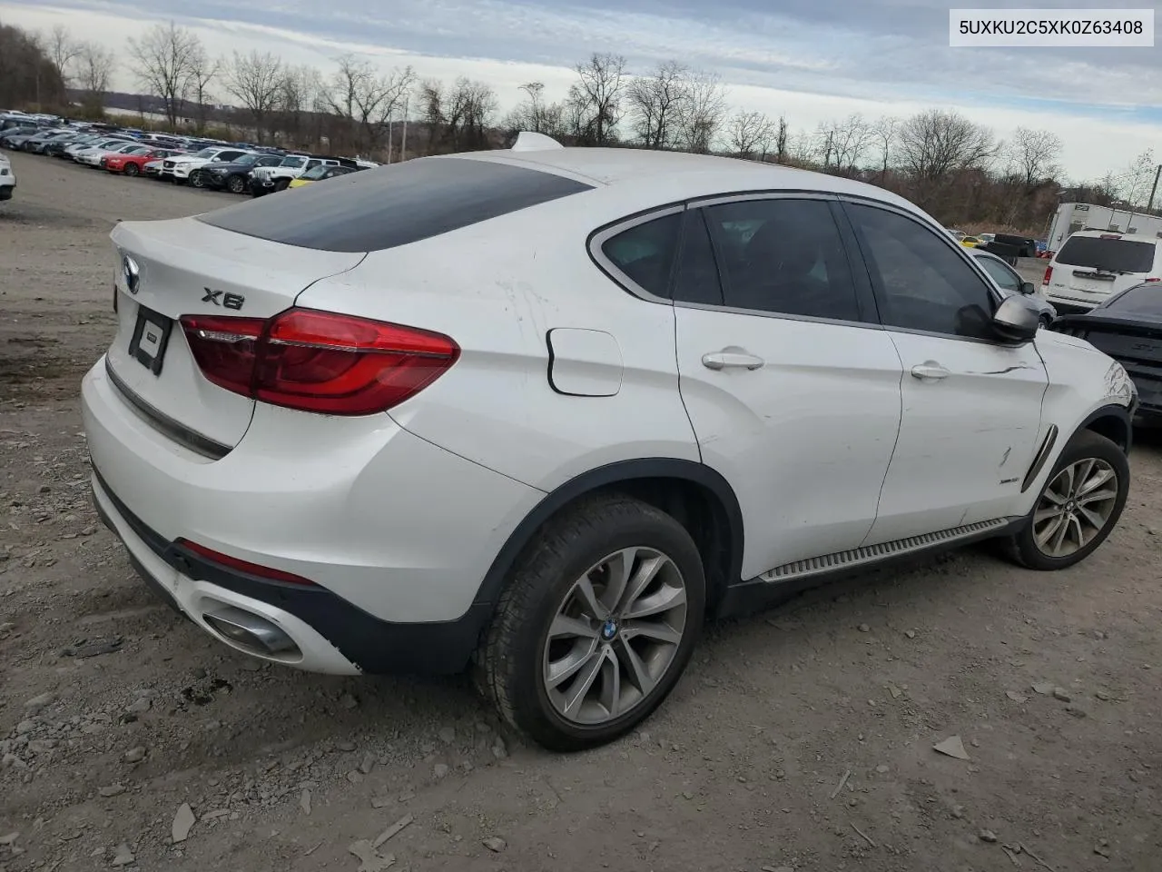 2019 BMW X6 xDrive35I VIN: 5UXKU2C5XK0Z63408 Lot: 80520414