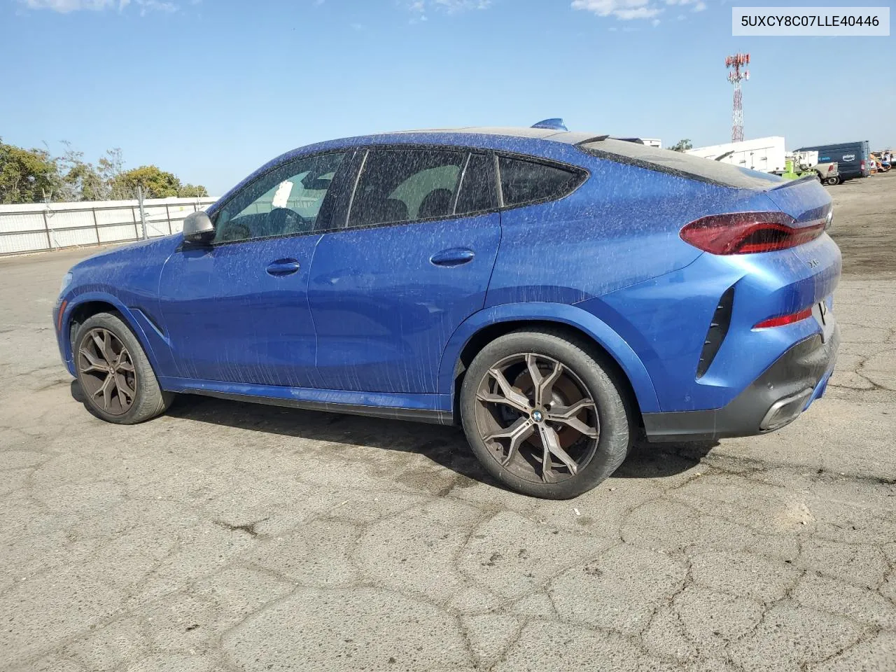 5UXCY8C07LLE40446 2020 BMW X6 M50I