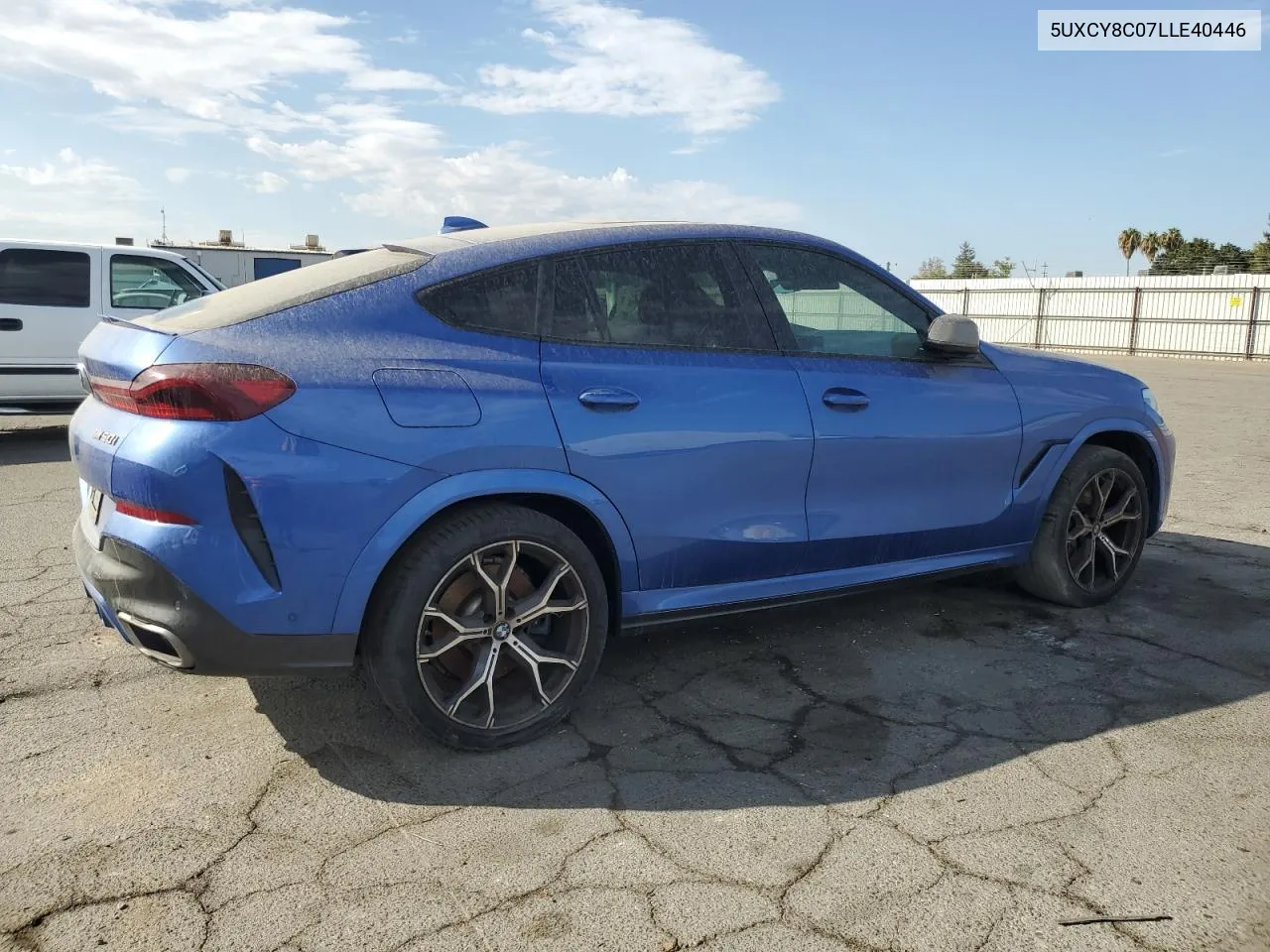 2020 BMW X6 M50I VIN: 5UXCY8C07LLE40446 Lot: 72036574