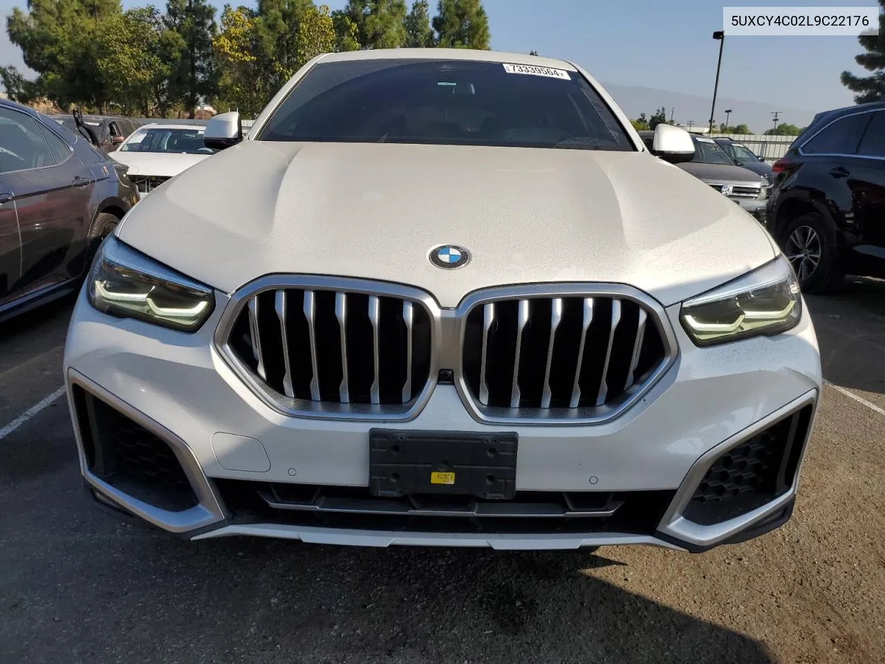 2020 BMW X6 Sdrive 40I VIN: 5UXCY4C02L9C22176 Lot: 73339564