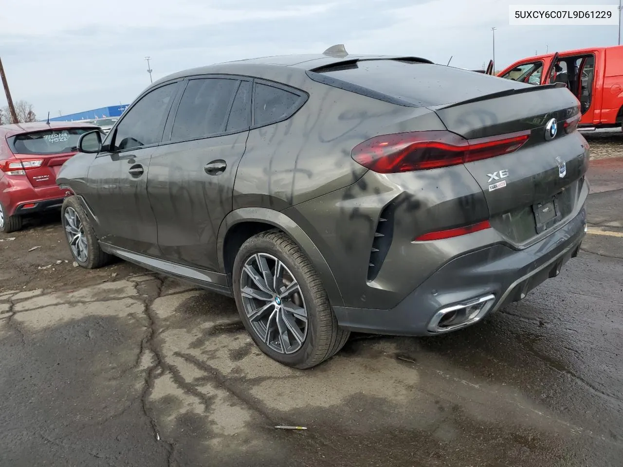 2020 BMW X6 xDrive40I VIN: 5UXCY6C07L9D61229 Lot: 78929234