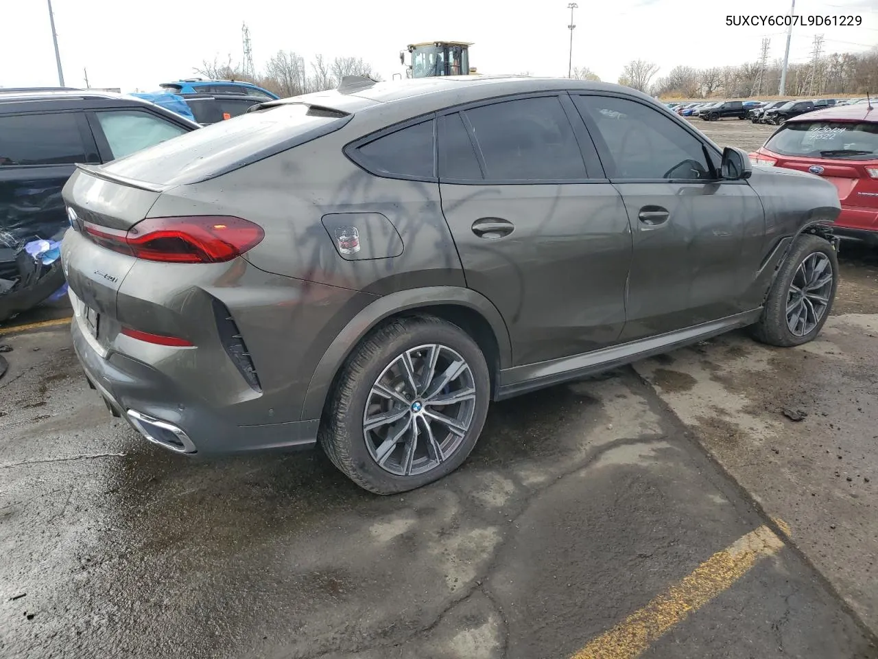 2020 BMW X6 xDrive40I VIN: 5UXCY6C07L9D61229 Lot: 78929234