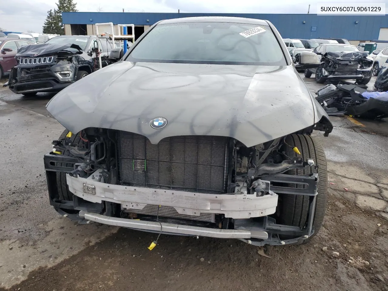 2020 BMW X6 xDrive40I VIN: 5UXCY6C07L9D61229 Lot: 78929234