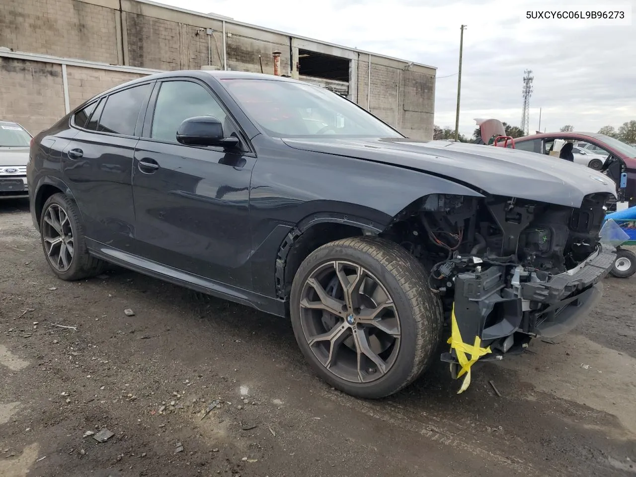 2020 BMW X6 xDrive40I VIN: 5UXCY6C06L9B96273 Lot: 80453024