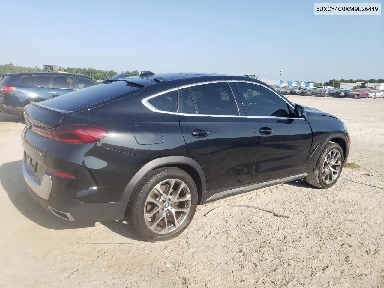 2021 BMW X6 Sdrive 40I VIN: 5UXCY4C0XM9E26449 Lot: 53982854