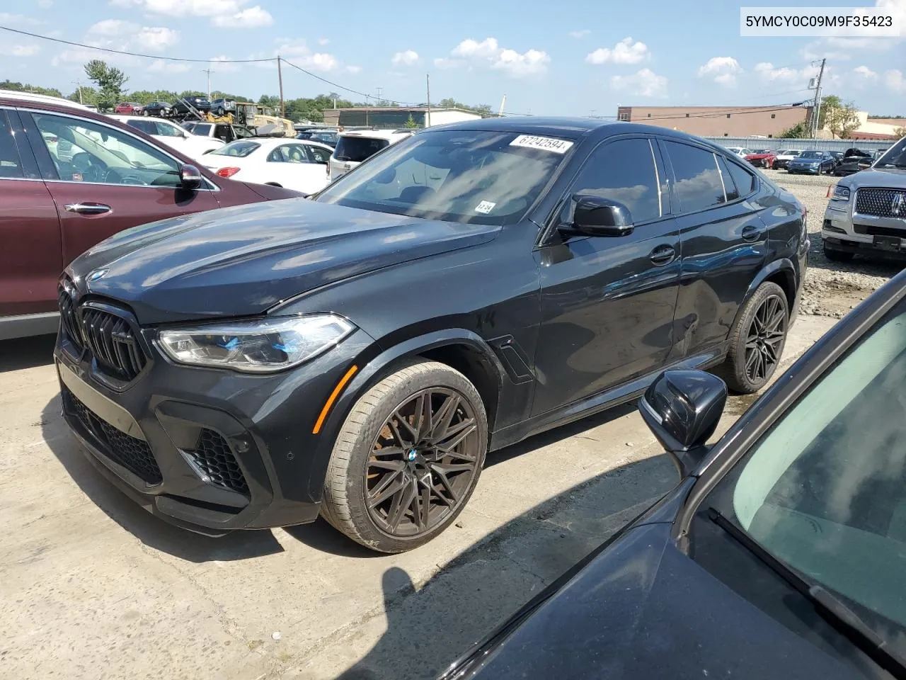 5YMCY0C09M9F35423 2021 BMW X6 M