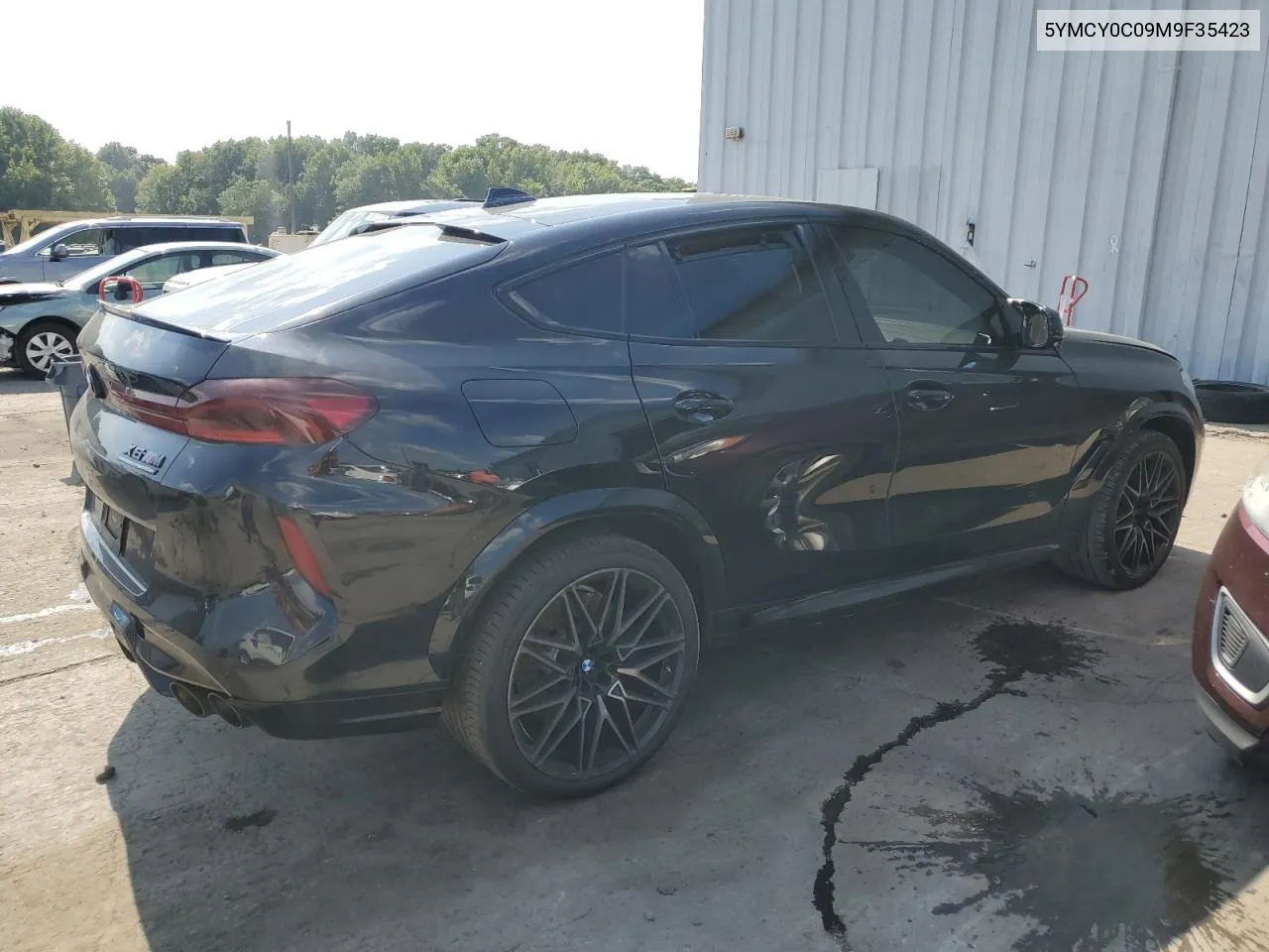 2021 BMW X6 M VIN: 5YMCY0C09M9F35423 Lot: 67242594