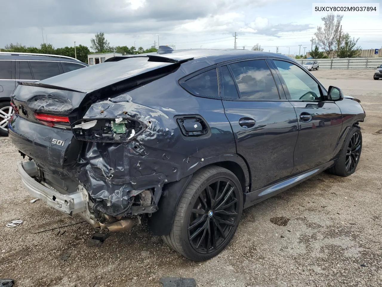 2021 BMW X6 M50I VIN: 5UXCY8C02M9G37894 Lot: 71557074