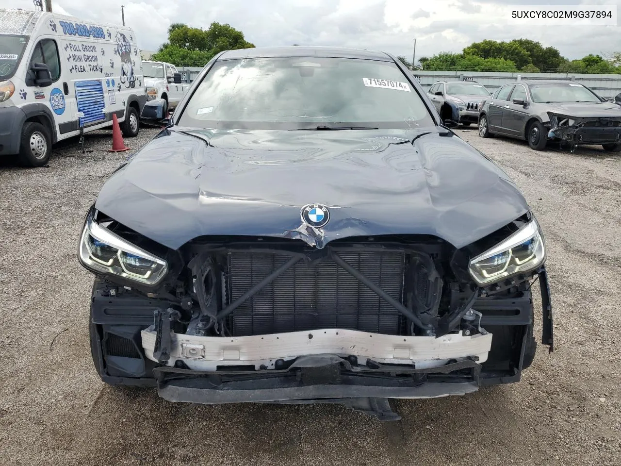 2021 BMW X6 M50I VIN: 5UXCY8C02M9G37894 Lot: 71557074