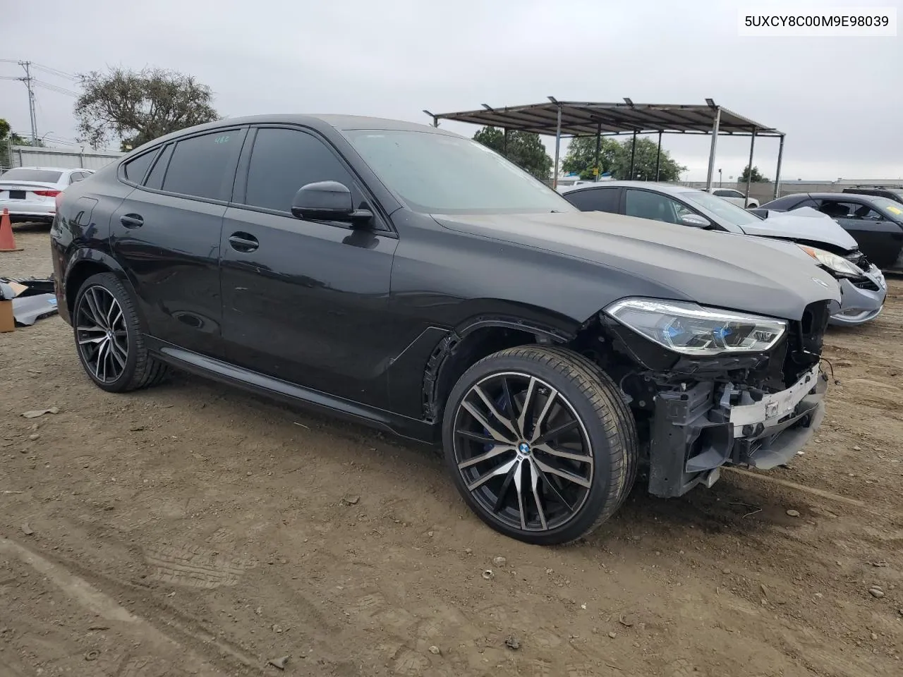 2021 BMW X6 M50I VIN: 5UXCY8C00M9E98039 Lot: 73051594