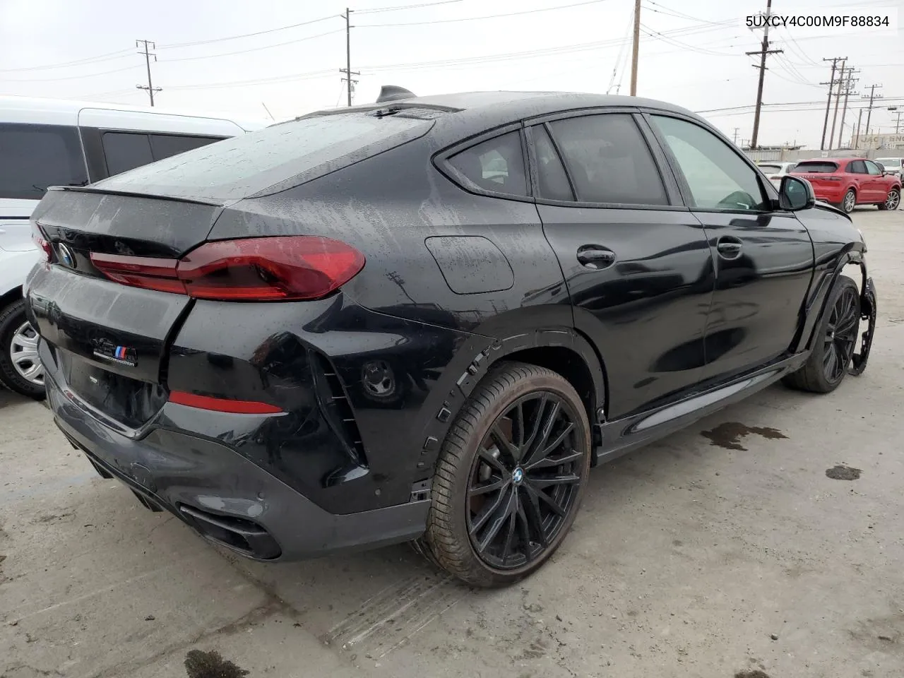 2021 BMW X6 Sdrive 40I VIN: 5UXCY4C00M9F88834 Lot: 73198794