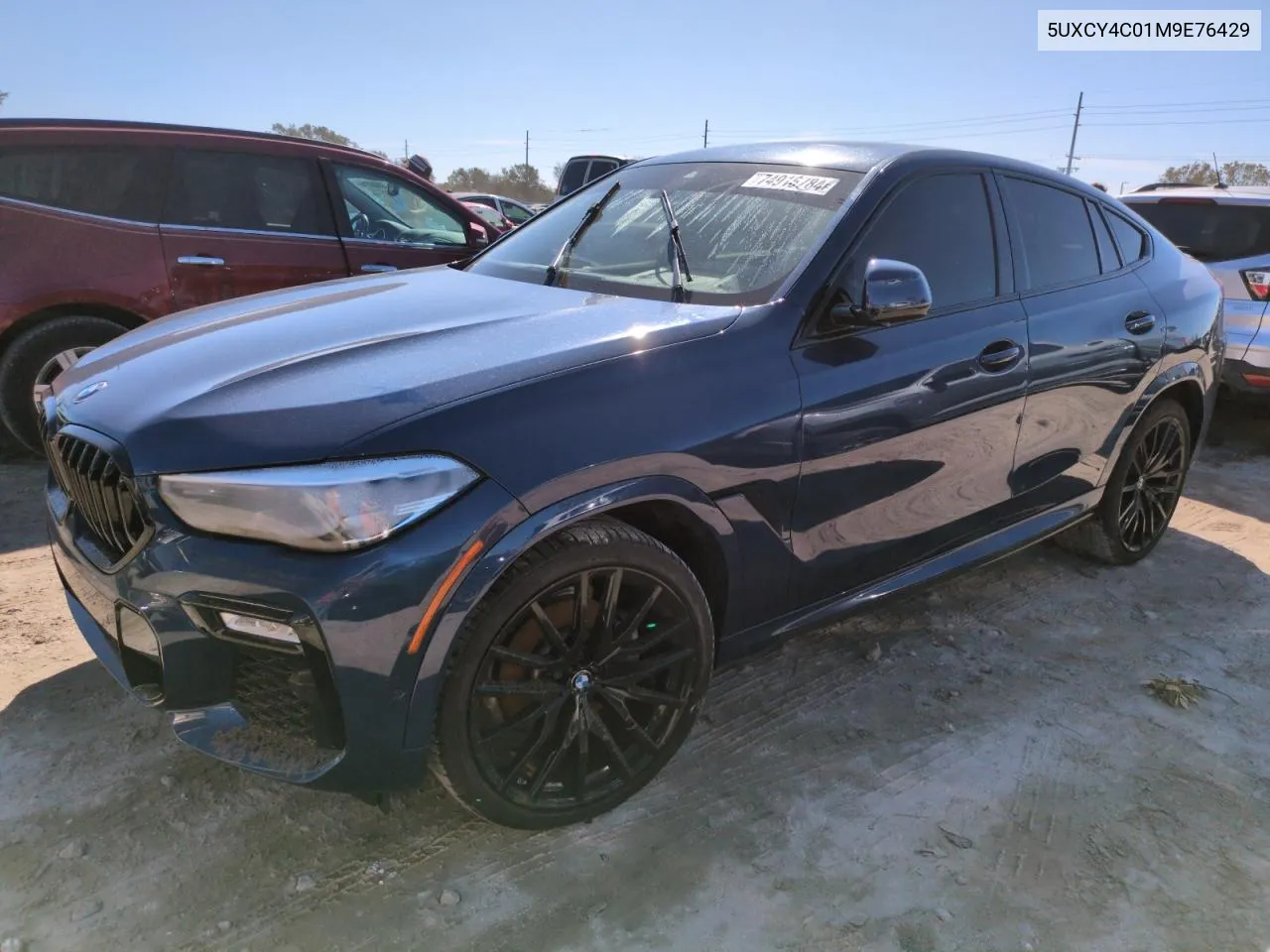 2021 BMW X6 Sdrive 40I VIN: 5UXCY4C01M9E76429 Lot: 74916784