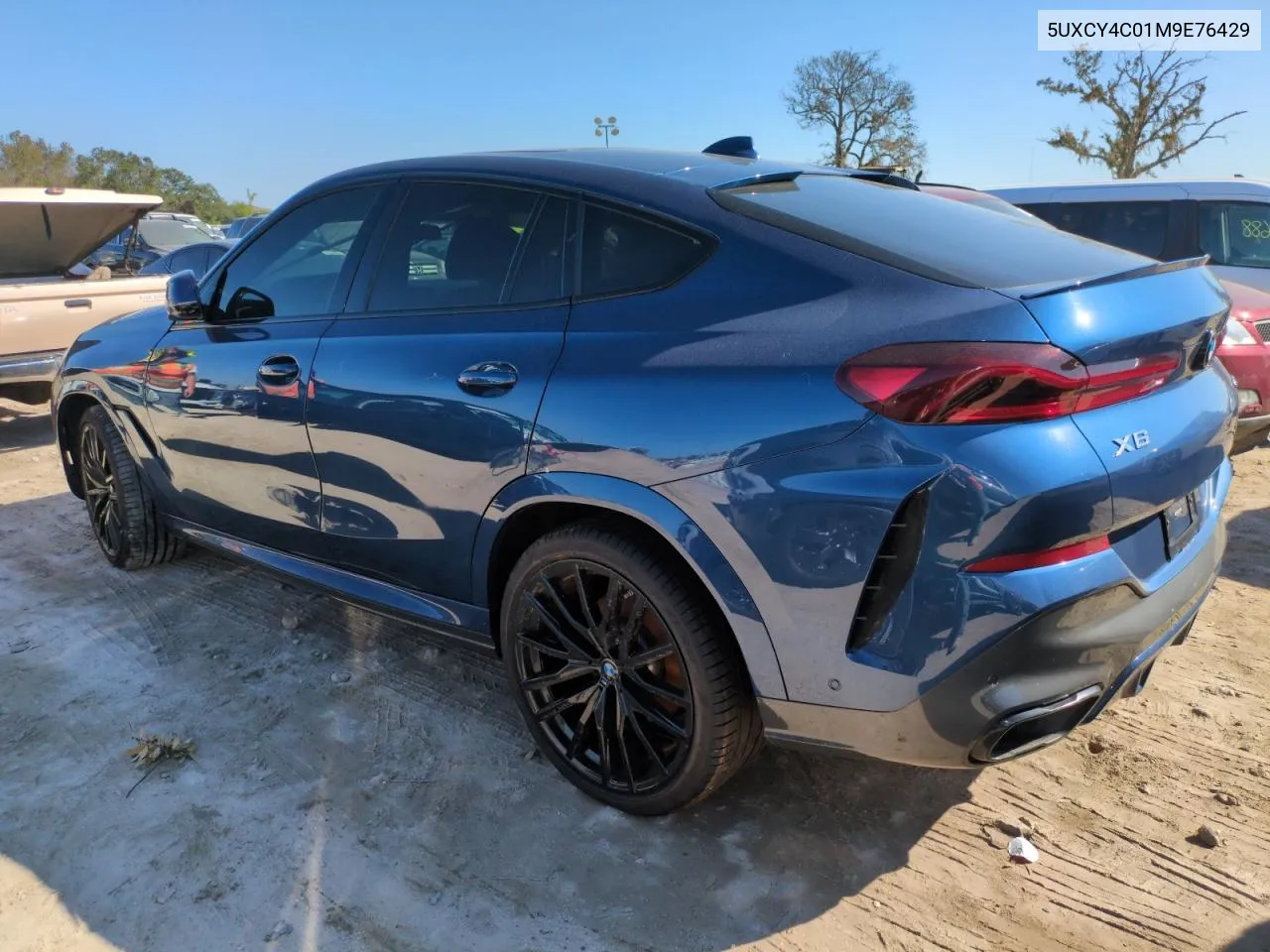 2021 BMW X6 Sdrive 40I VIN: 5UXCY4C01M9E76429 Lot: 74916784