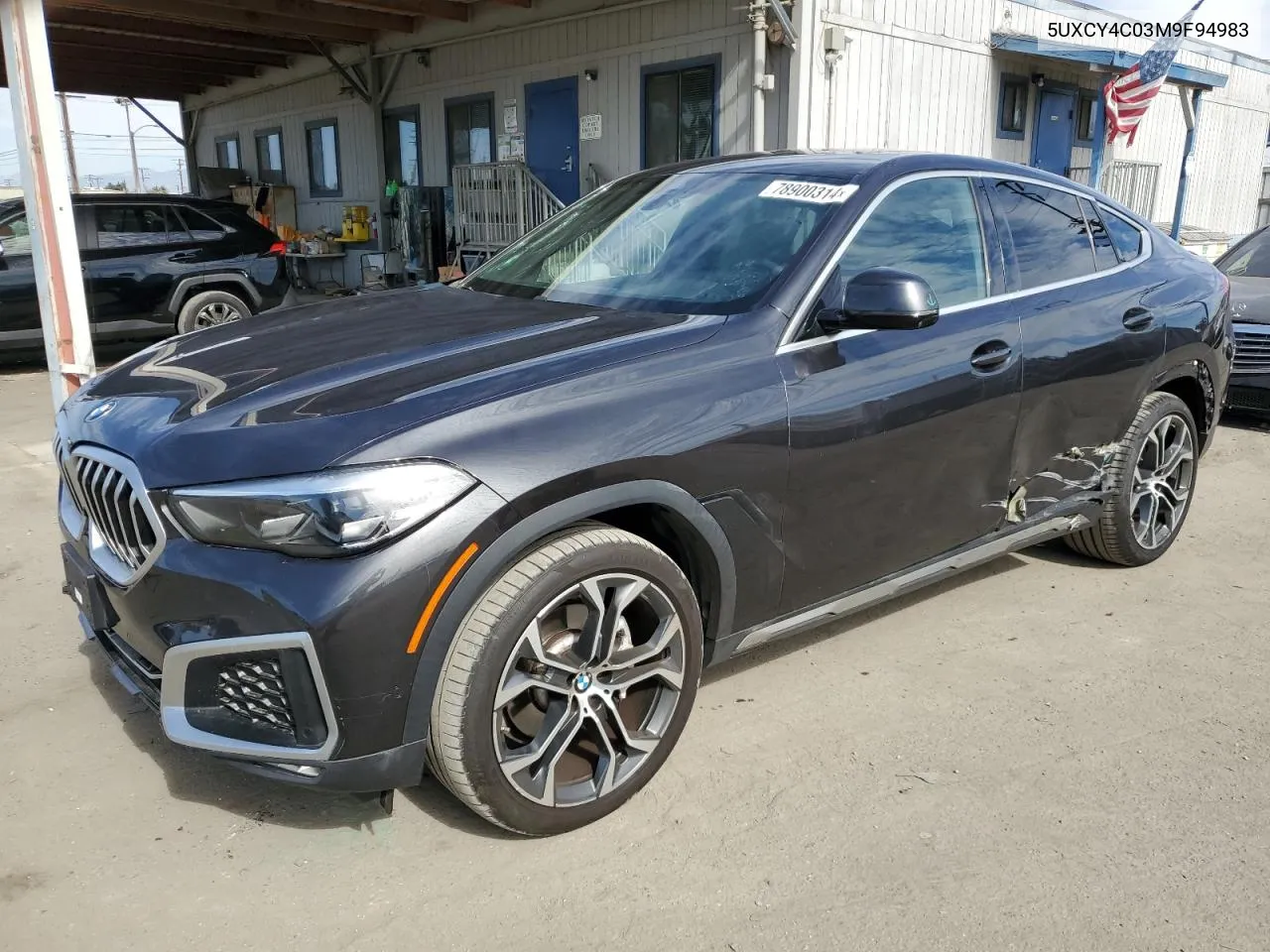 5UXCY4C03M9F94983 2021 BMW X6 Sdrive 40I