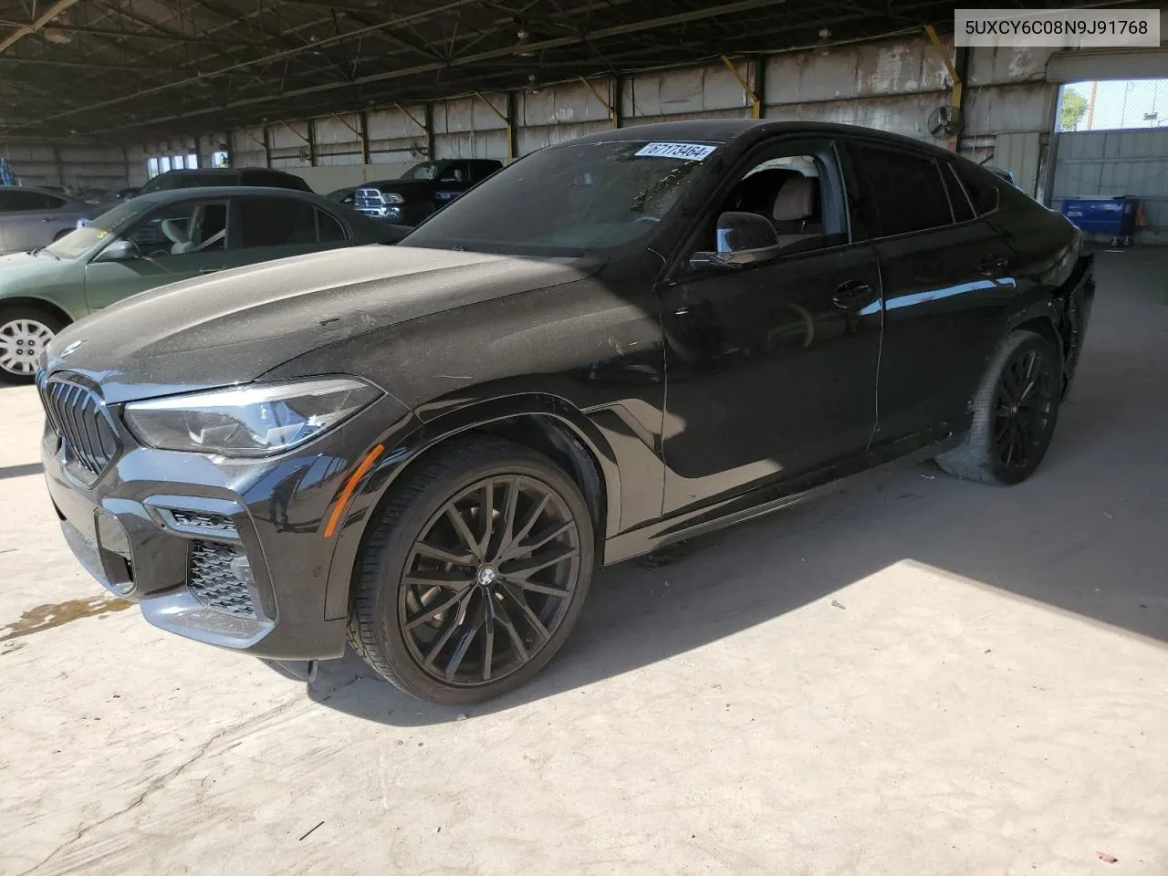 5UXCY6C08N9J91768 2022 BMW X6 xDrive40I