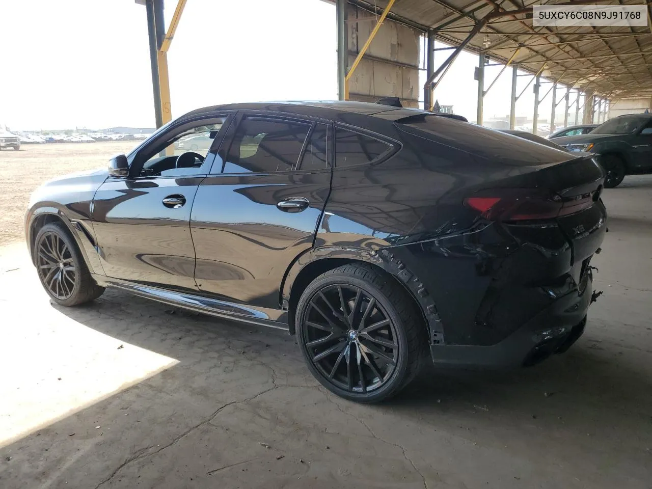 2022 BMW X6 xDrive40I VIN: 5UXCY6C08N9J91768 Lot: 67173464