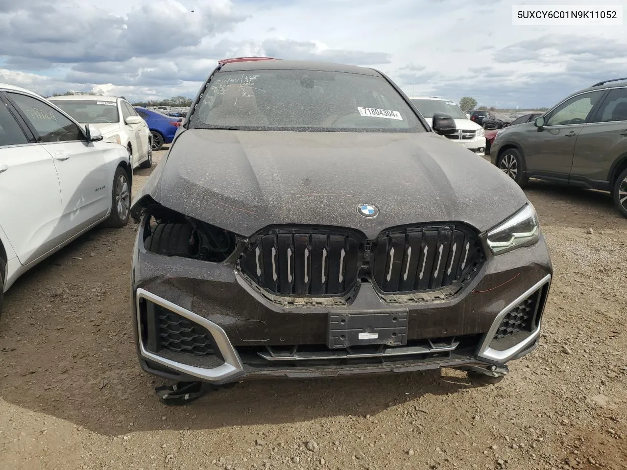 5UXCY6C01N9K11052 2022 BMW X6 xDrive40I