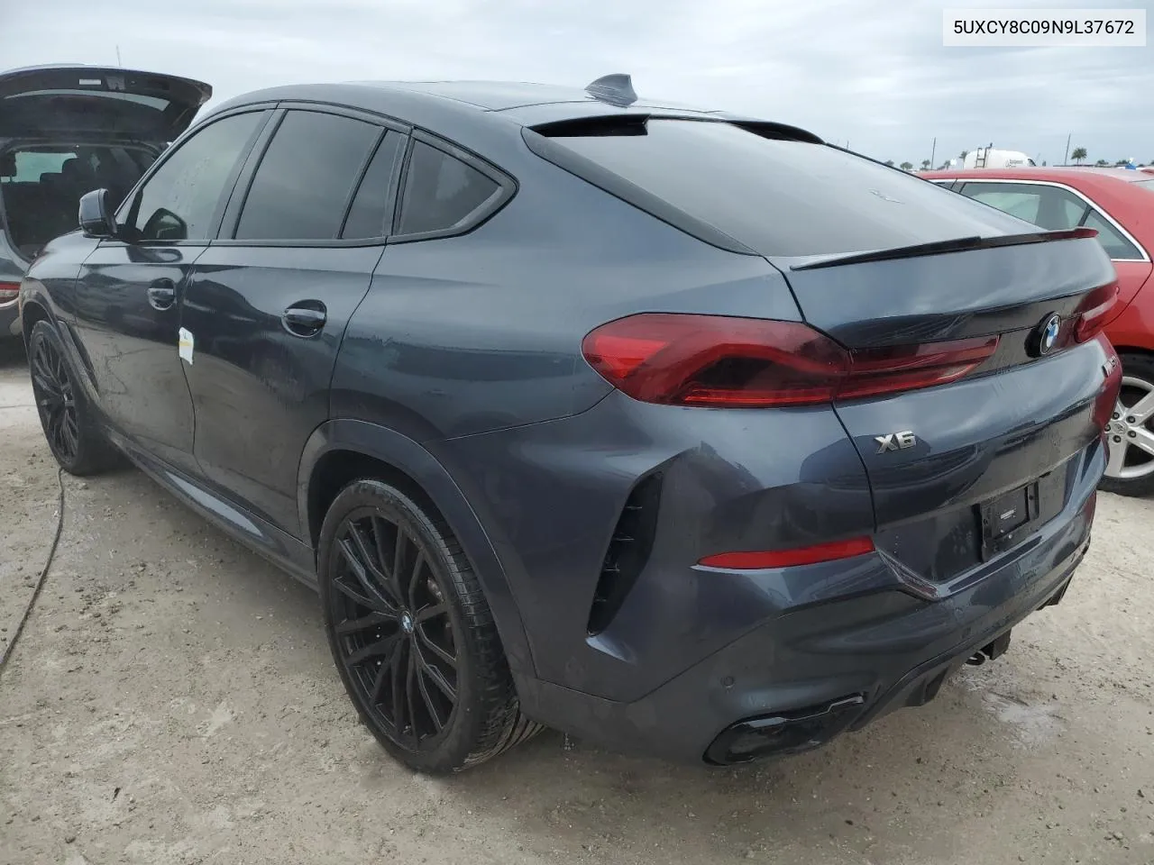 2022 BMW X6 M50I VIN: 5UXCY8C09N9L37672 Lot: 74892834