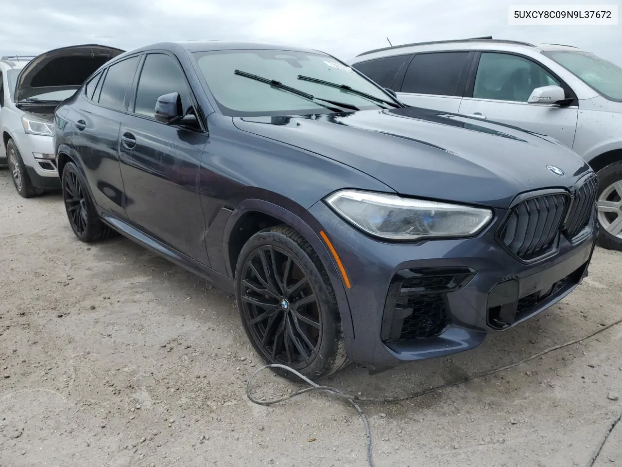 2022 BMW X6 M50I VIN: 5UXCY8C09N9L37672 Lot: 74892834