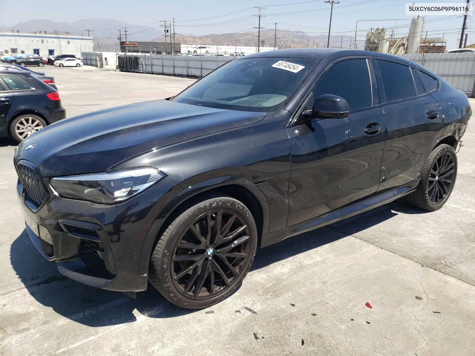 2023 BMW X6 xDrive40I VIN: 5UXCY6C06P9P96116 Lot: 66746454