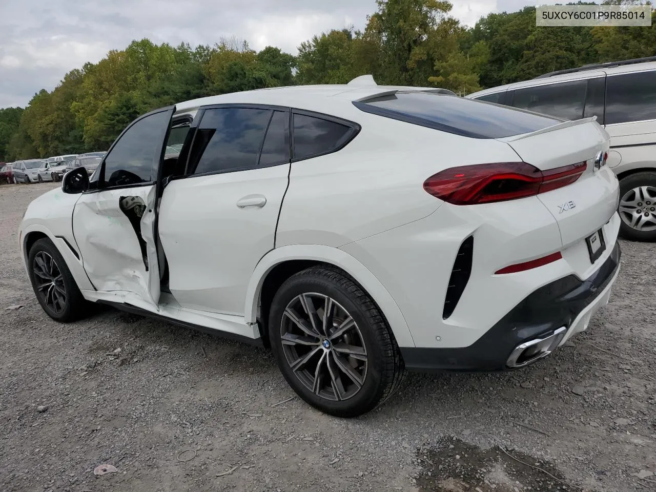 2023 BMW X6 xDrive40I VIN: 5UXCY6C01P9R85014 Lot: 71610284