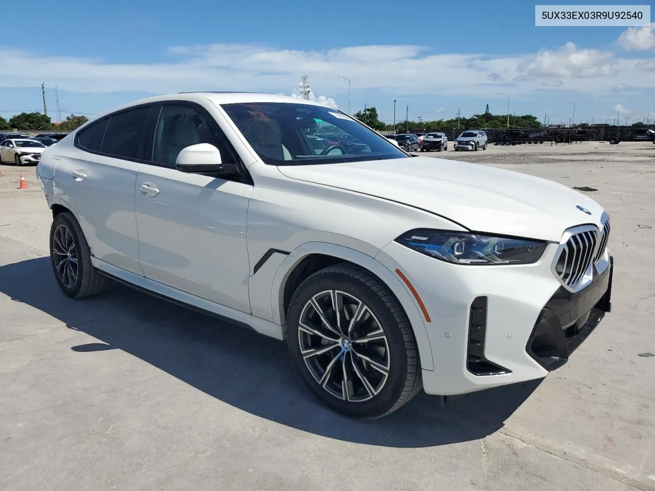 2024 BMW X6 xDrive40I VIN: 5UX33EX03R9U92540 Lot: 70430894