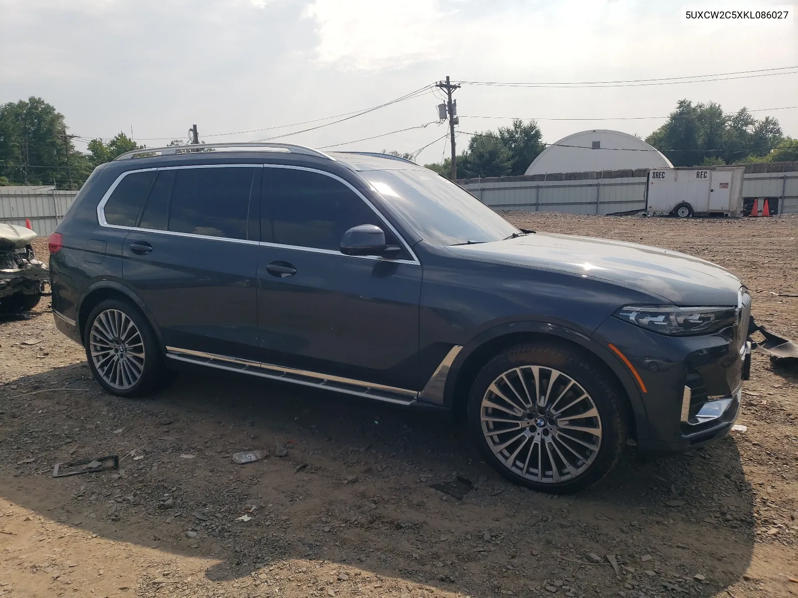 2019 BMW X7 xDrive40I VIN: 5UXCW2C5XKL086027 Lot: 64478174