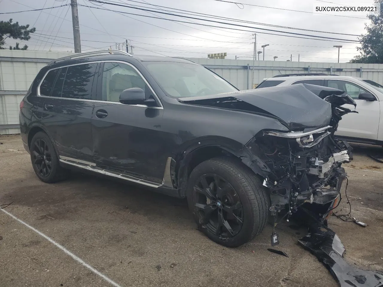 2019 BMW X7 xDrive40I VIN: 5UXCW2C5XKL089221 Lot: 65317434