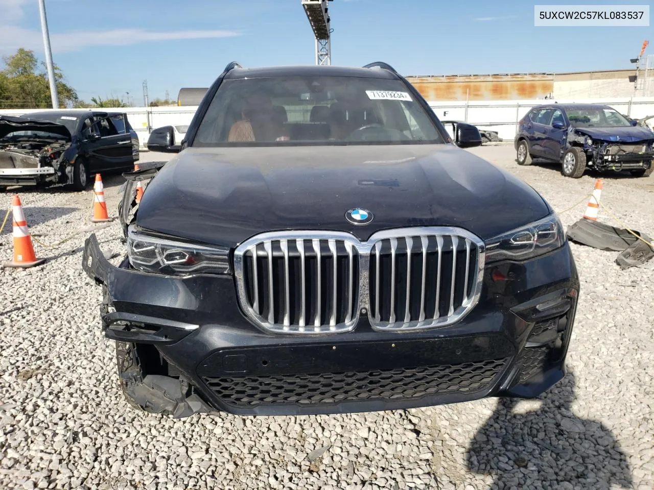 2019 BMW X7 xDrive40I VIN: 5UXCW2C57KL083537 Lot: 71379234