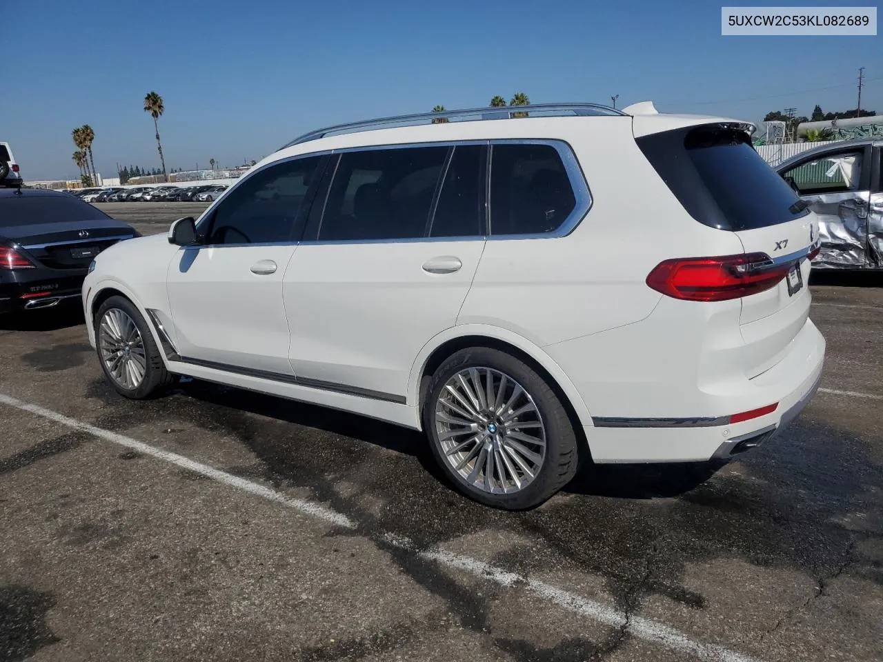 2019 BMW X7 xDrive40I VIN: 5UXCW2C53KL082689 Lot: 72518714