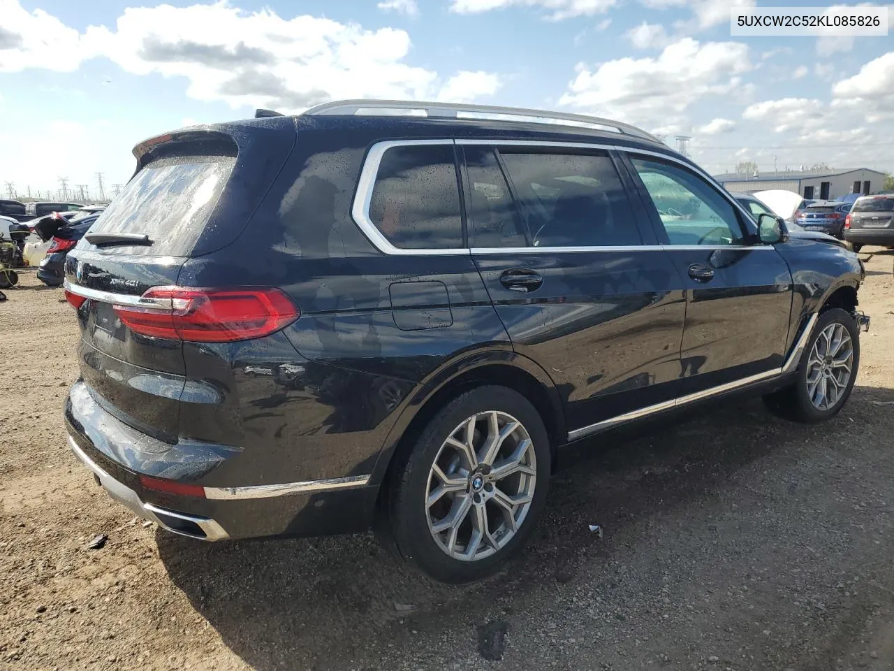 2019 BMW X7 xDrive40I VIN: 5UXCW2C52KL085826 Lot: 73416584