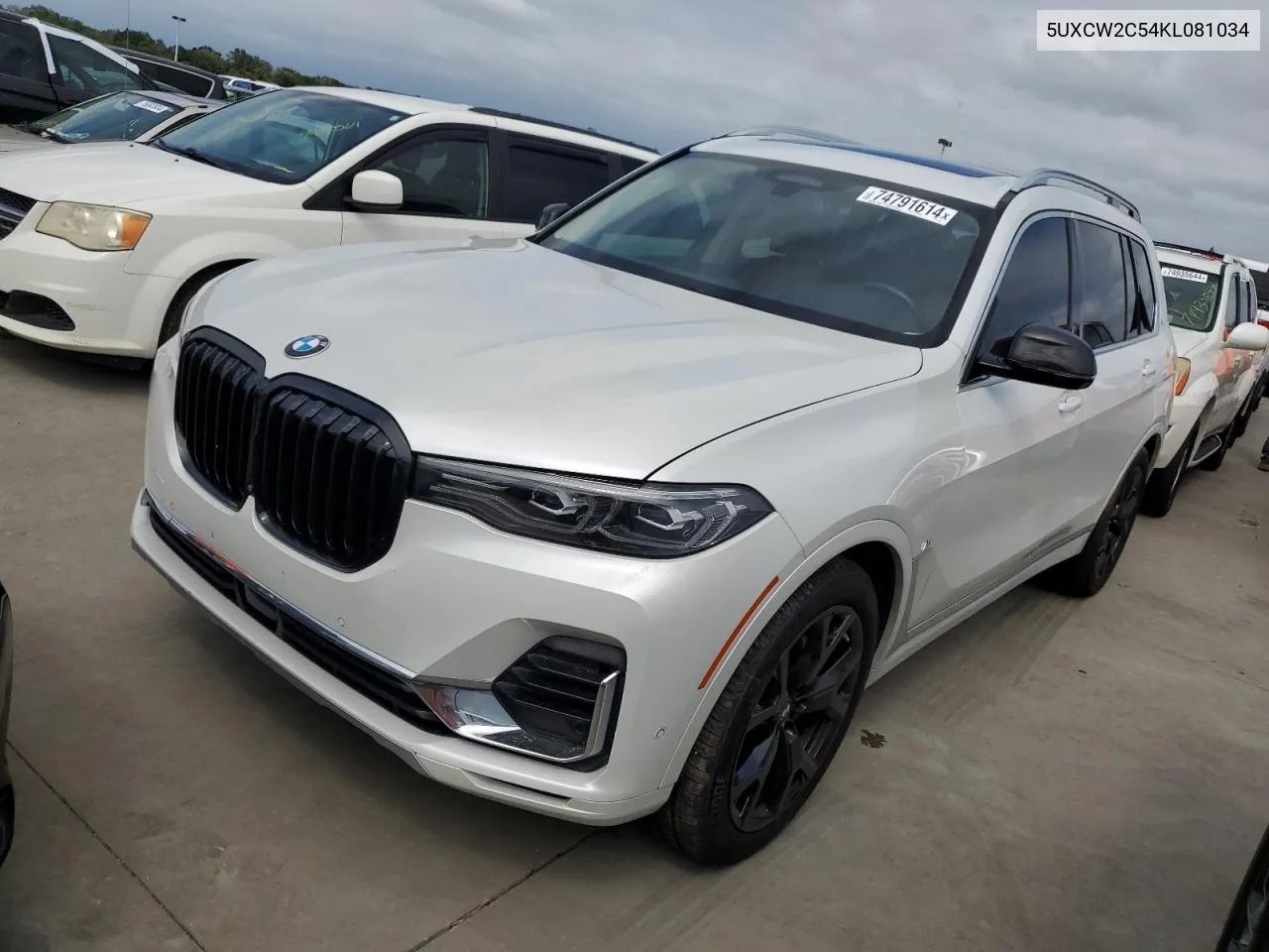 2019 BMW X7 xDrive40I VIN: 5UXCW2C54KL081034 Lot: 74791614