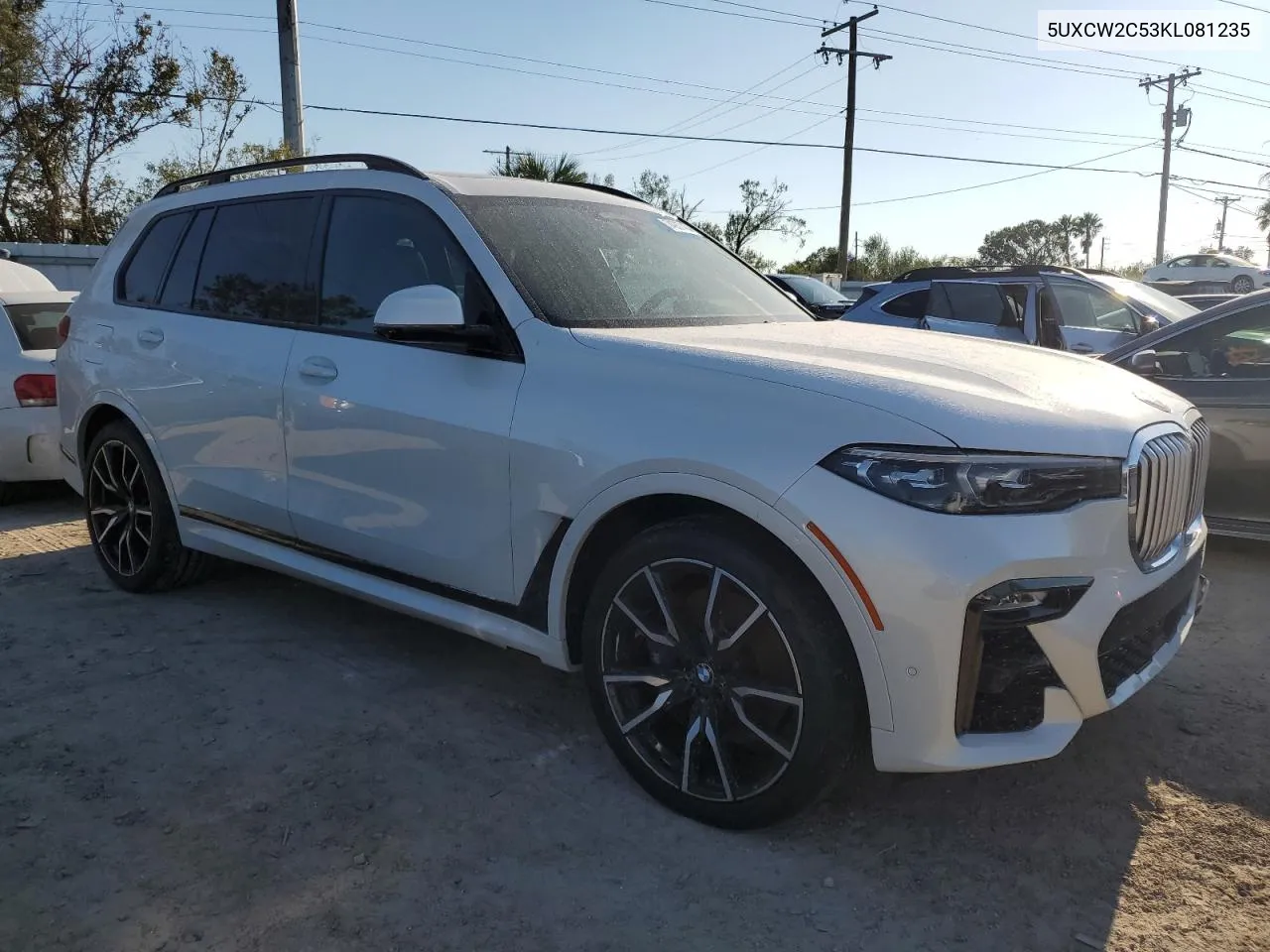 2019 BMW X7 xDrive40I VIN: 5UXCW2C53KL081235 Lot: 74937434