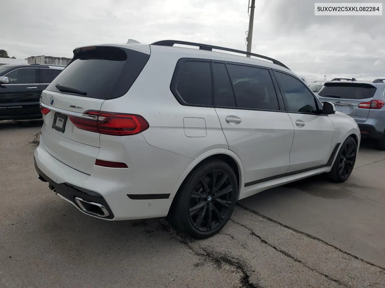 2019 BMW X7 xDrive40I VIN: 5UXCW2C5XKL082284 Lot: 75061754