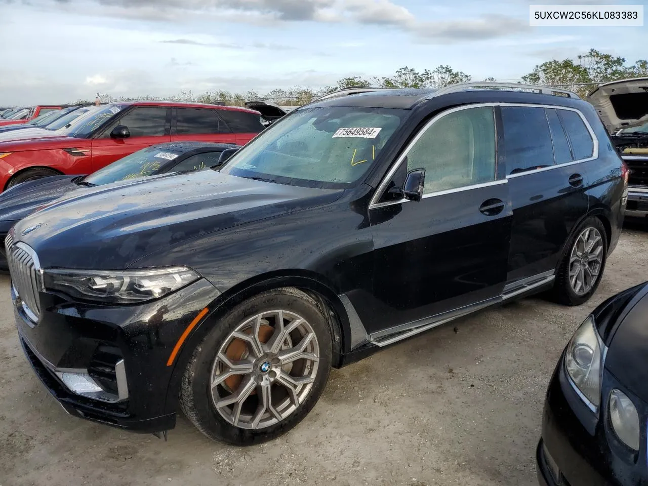 2019 BMW X7 xDrive40I VIN: 5UXCW2C56KL083383 Lot: 75649584