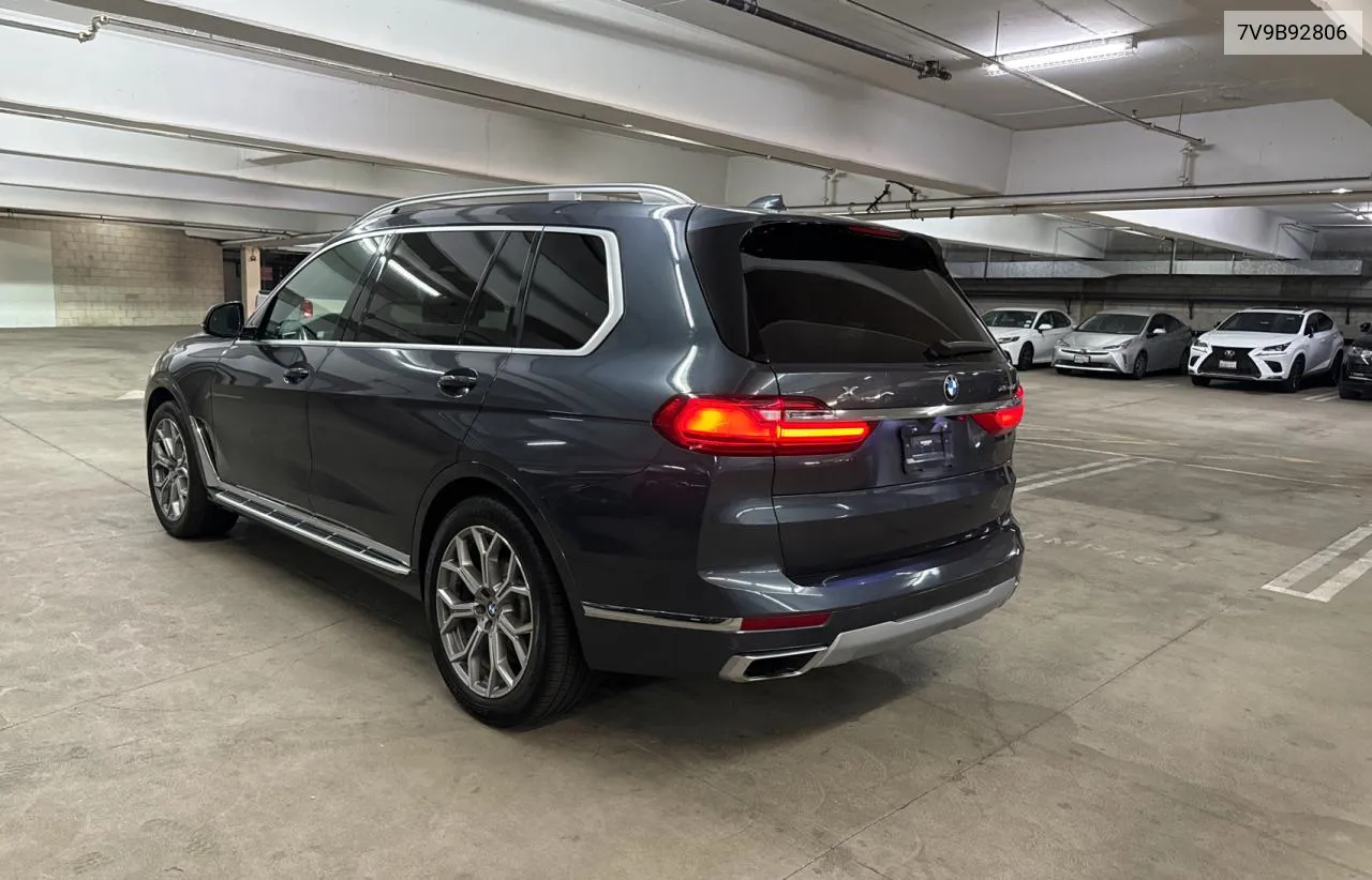 2019 BMW X7 xDrive4 VIN: 7V9B92806 Lot: 75924724