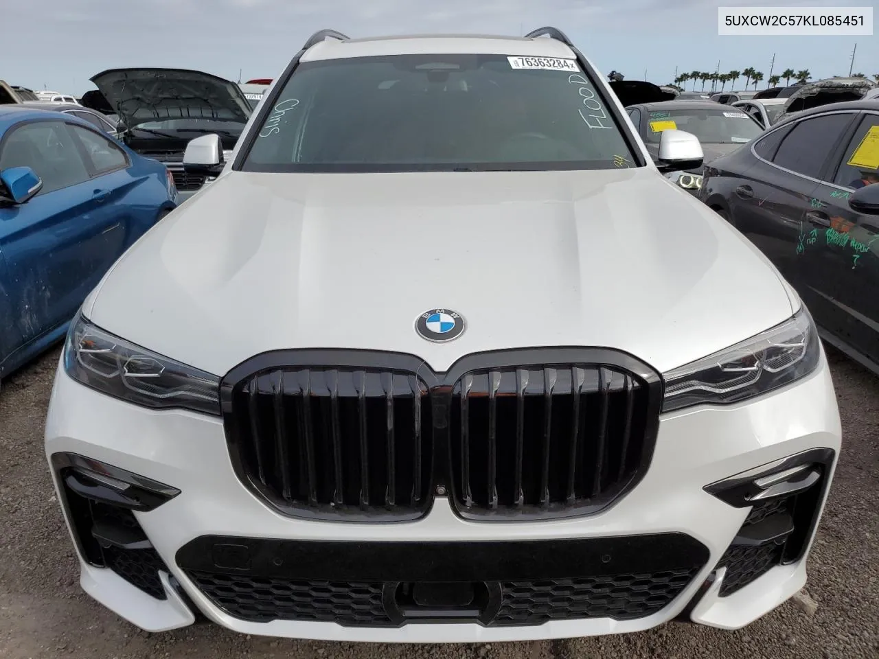 2019 BMW X7 xDrive40I VIN: 5UXCW2C57KL085451 Lot: 76363284