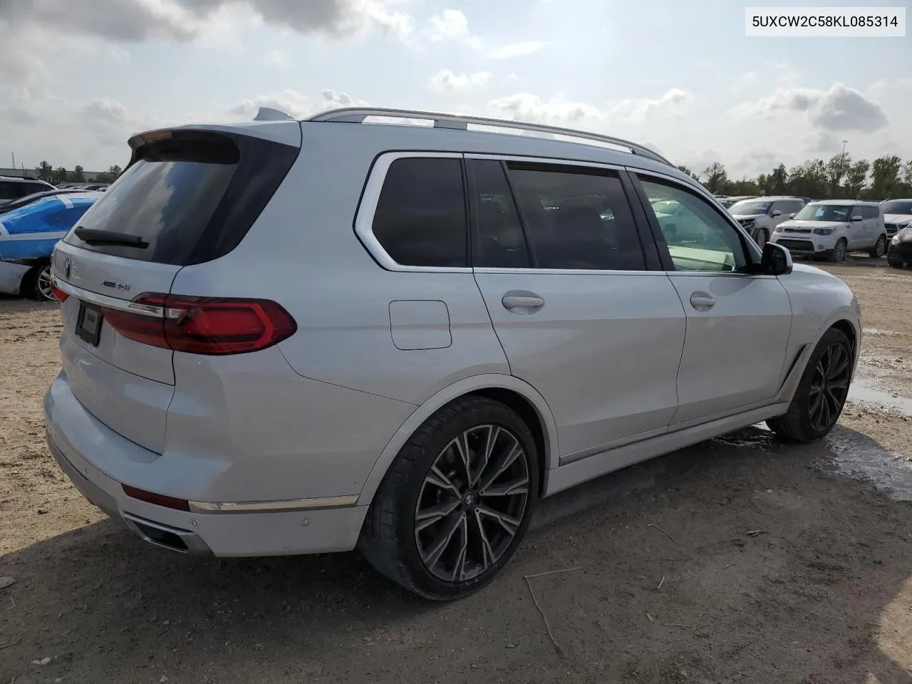 2019 BMW X7 xDrive40I VIN: 5UXCW2C58KL085314 Lot: 78055854