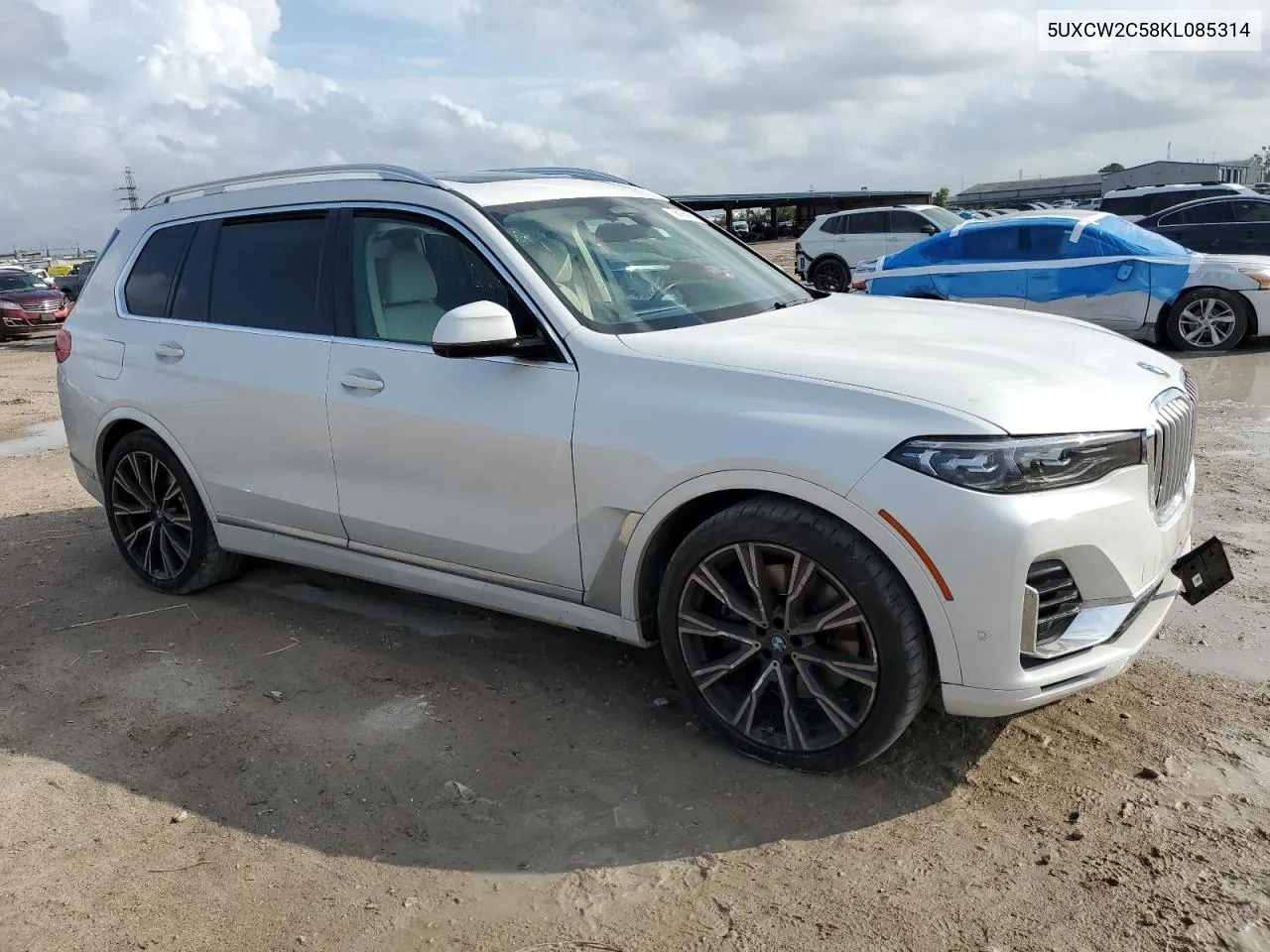 2019 BMW X7 xDrive40I VIN: 5UXCW2C58KL085314 Lot: 78055854