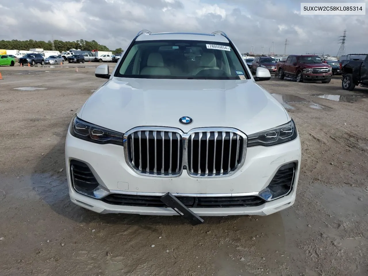 2019 BMW X7 xDrive40I VIN: 5UXCW2C58KL085314 Lot: 78055854