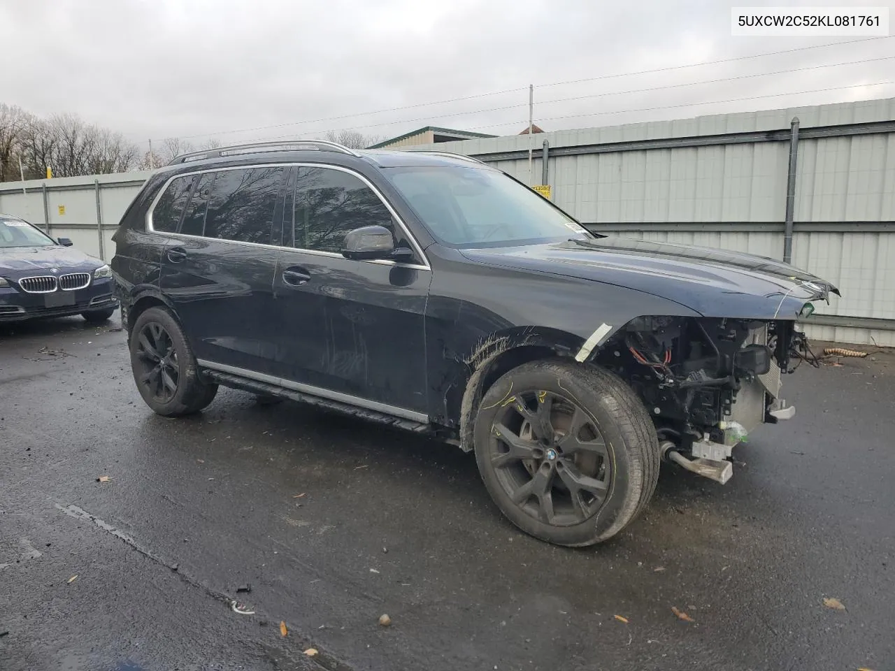 2019 BMW X7 xDrive40I VIN: 5UXCW2C52KL081761 Lot: 78622884