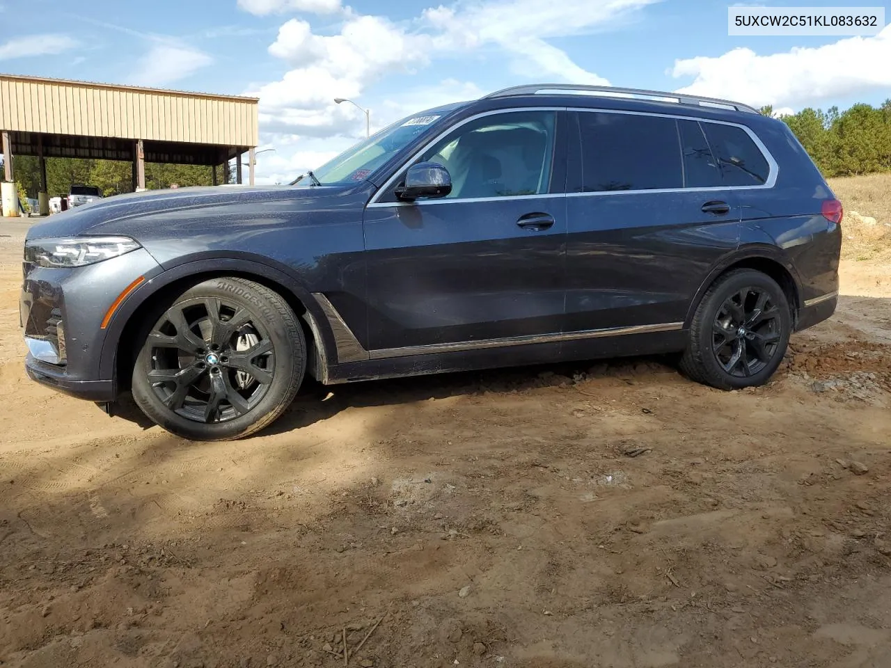 2019 BMW X7 xDrive40I VIN: 5UXCW2C51KL083632 Lot: 78786874